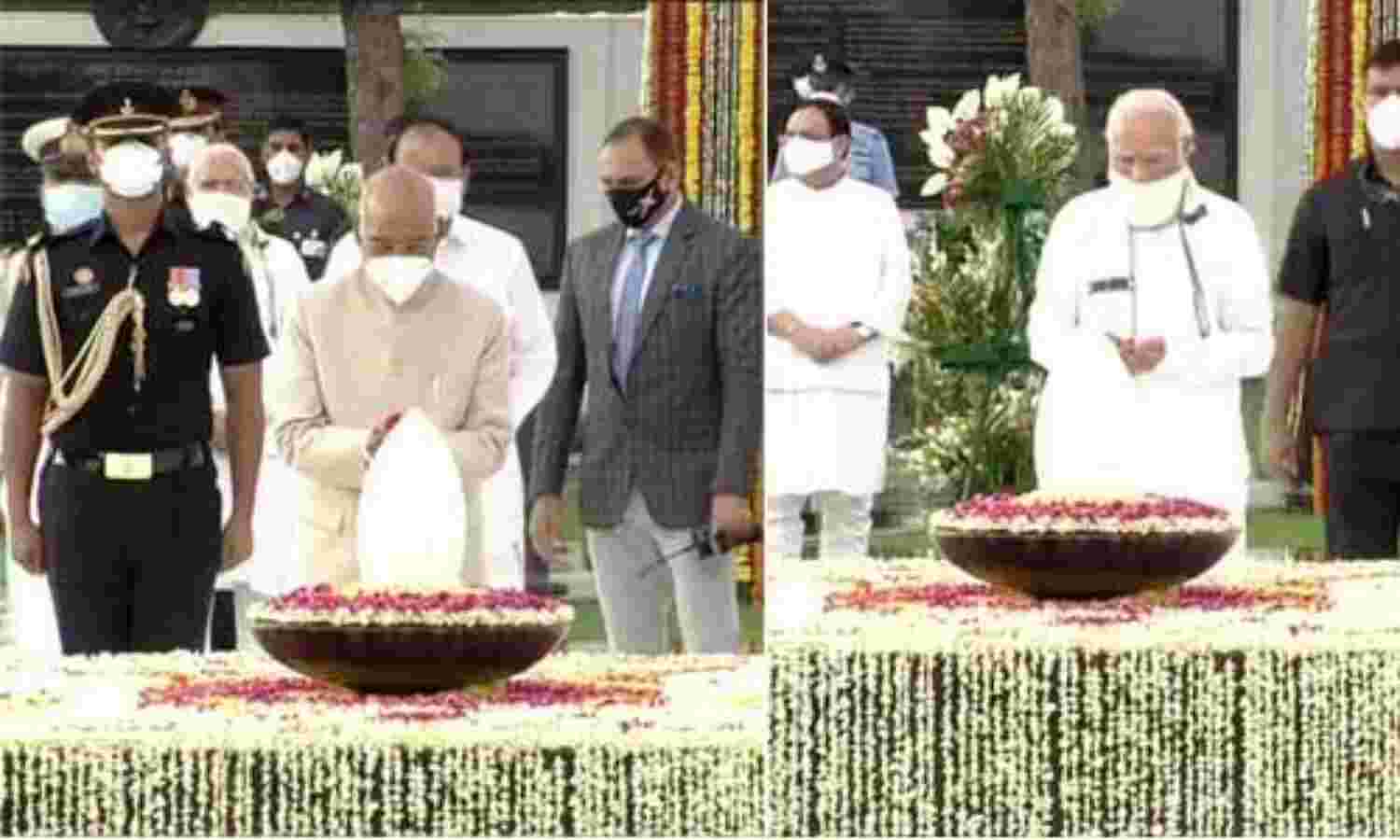 राष्ट्रपति, उपराष्ट्रपति और प्रधानमंत्री ने अटल जी को दी श्रद्धांजलि