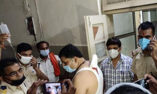 अवैध कारोबारियों के यहां कार्रवाई के दौरान बदमाशों ने की फायरिंग