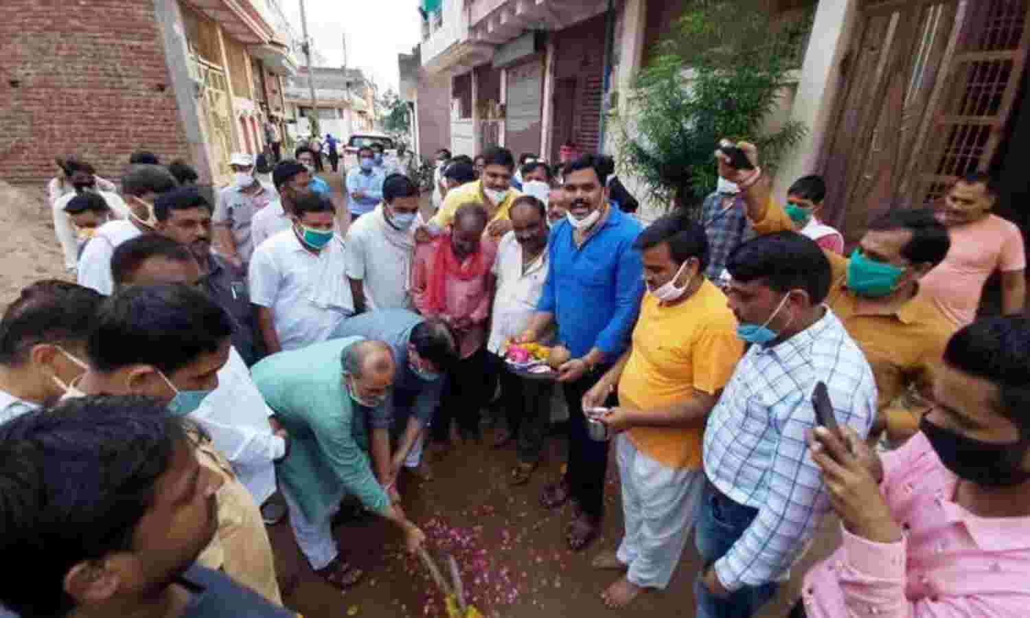 ऊर्जा मंत्री ने सीसी रोड़ का किया भूमि पूजन
