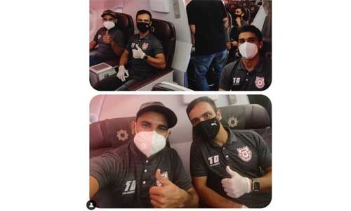 आईपीएल 2020 : यूएई के लिए रवाना हुई KXIP, मोहम्मद शमी ने शेयर की तस्वीर