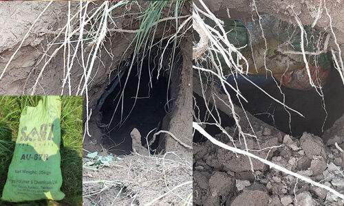 सांबा सेक्टर में इंटरनेशनल बॉर्डर पर 150 गज लंबी सुरंग मिली, बोरियों पर पाकिस्तान की मार्किंग