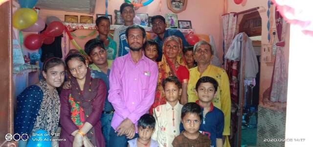 माता पिता के साथ मनाया शिक्षक दिवस