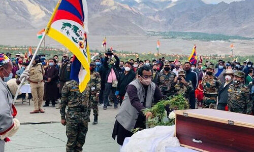 तिब्बती जवान के अंतिम संस्कार में शामिल होकर राम माधव ने चीन को दिया कड़ा संदेश