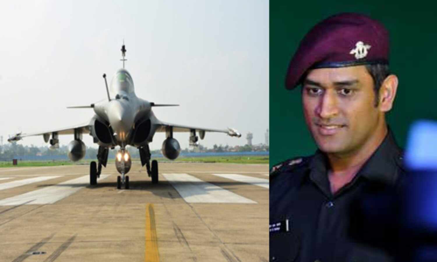 वायुसेना में राफेल की एंट्री से एमएस धोनी ने की खुशी जाहिर