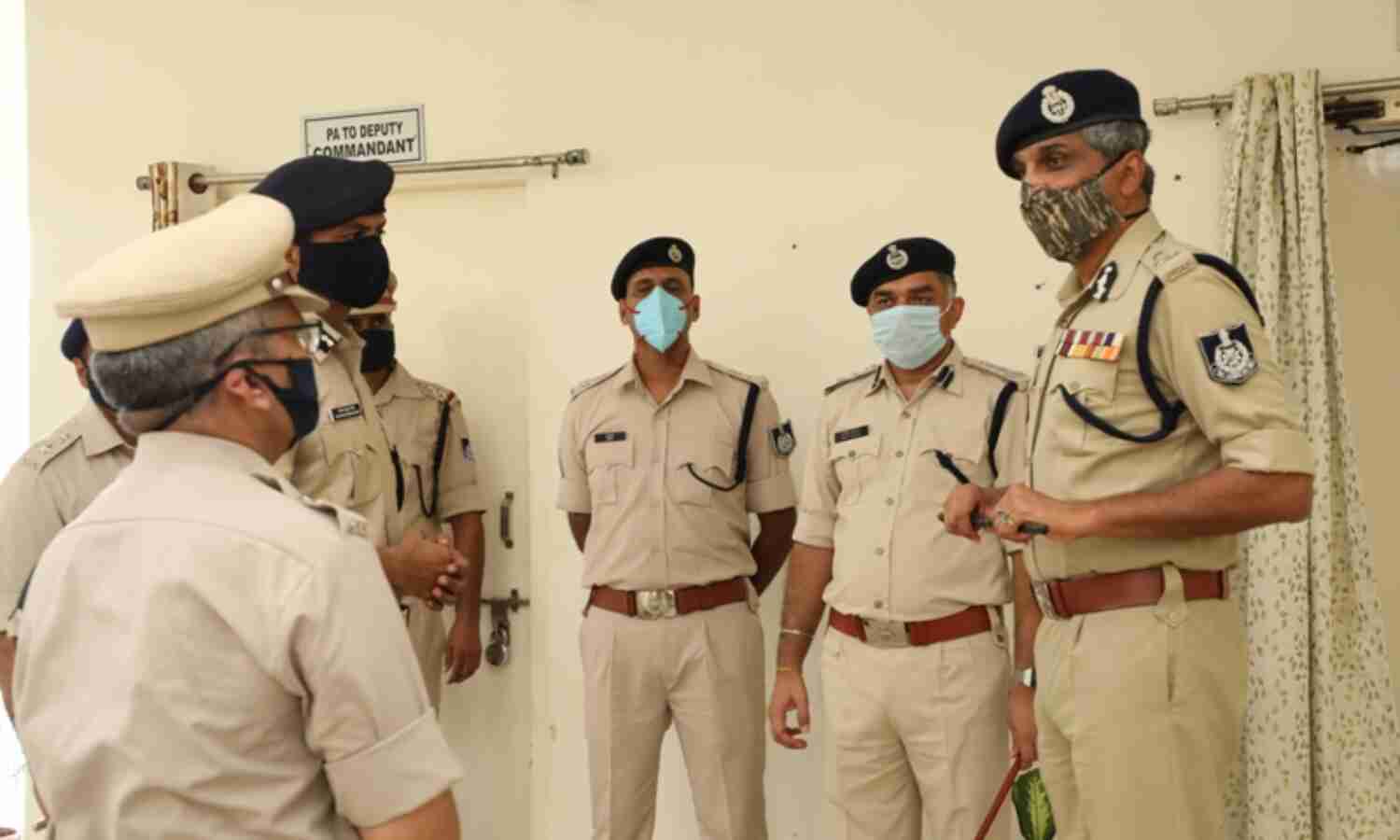 विशेष पुलिस महानिदेशक विसबल विजय यादव का आकस्मिक दौरा