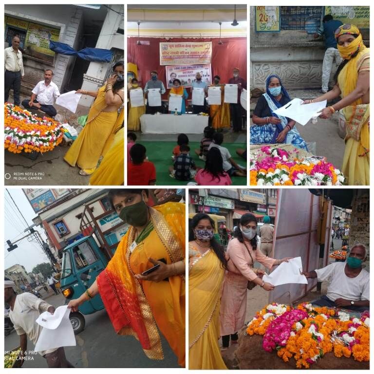 लायंस क्लब ने 300 थैले वितरित किए