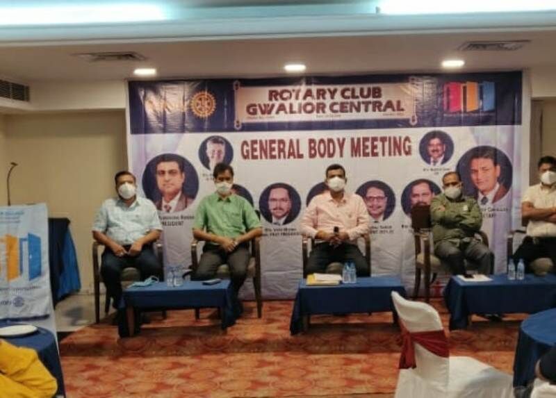 रोटरी क्लब में कोरोना पर हुई चर्चा