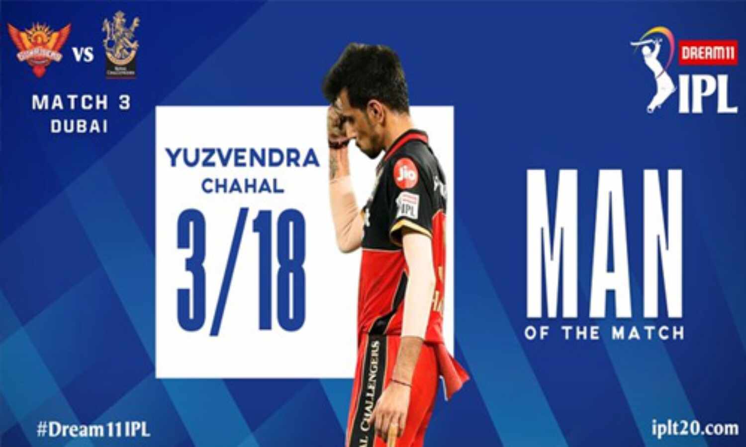 चहल ने बताया कैसे उन्होंने सनराइजर्स हैदराबाद के जबड़े से छीनी जीत