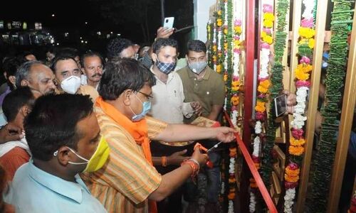 अमृत योजना के तहत नए पार्क का हुआ निर्माण, ऊर्जा मंत्री ने किया लोकार्पण