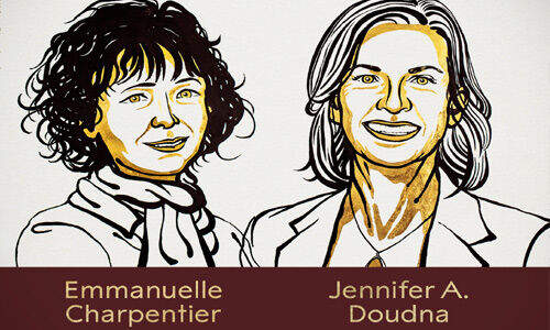 इमैनुअल शार्पेंची और जेनफिर डाउडना को केमिस्ट्री में मिला नोबेल पुरस्कार