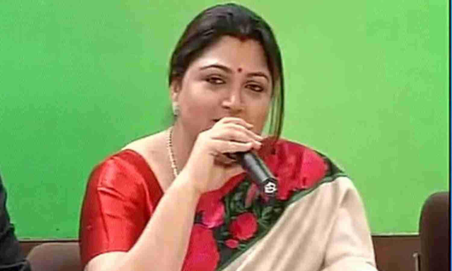 कांग्रेस ने अभिनेता खुशबू सुंदर को प्रवक्ता पद से हटाया, भाजपा में हो सकती हैं शामिल