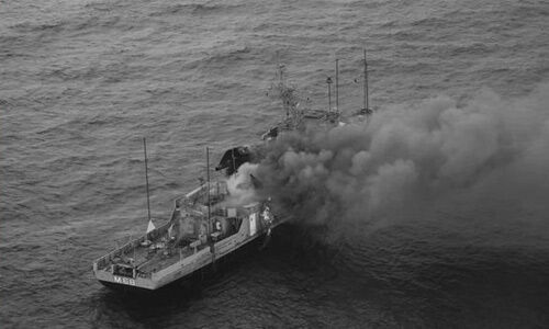 ​​भारतीय नौसेना ​ने एंटी-शिप मिसाइल ​से नष्ट किया जहाज ​