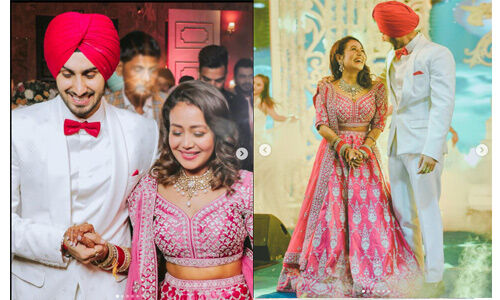 नेहा कक्कड़ ने रोहनप्रीत को संगीत सेरेमनी में किया कुछ ऐसा, सामने आई फोटो