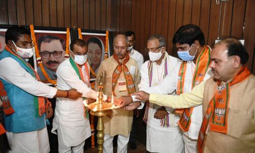 भाजपा का प्रदेश स्तर प्रशिक्षण वर्ग का हुआ शुभारंभ, सिंधिया होंगे शामिल