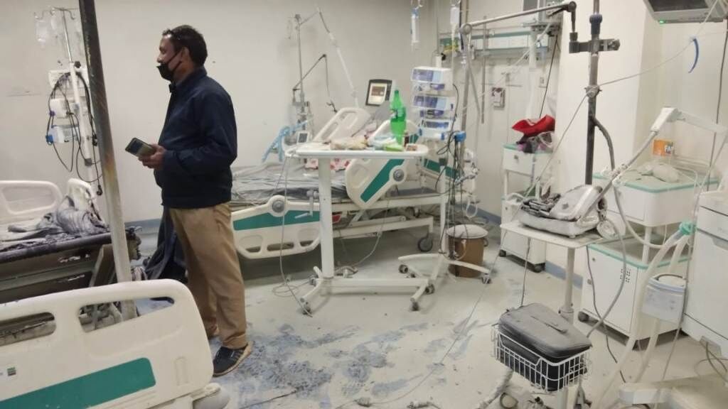 जेएएच के सुपर मल्टीस्पेशलिटी हॉस्पिटल में लगी आग, दो मरीज झुलसे