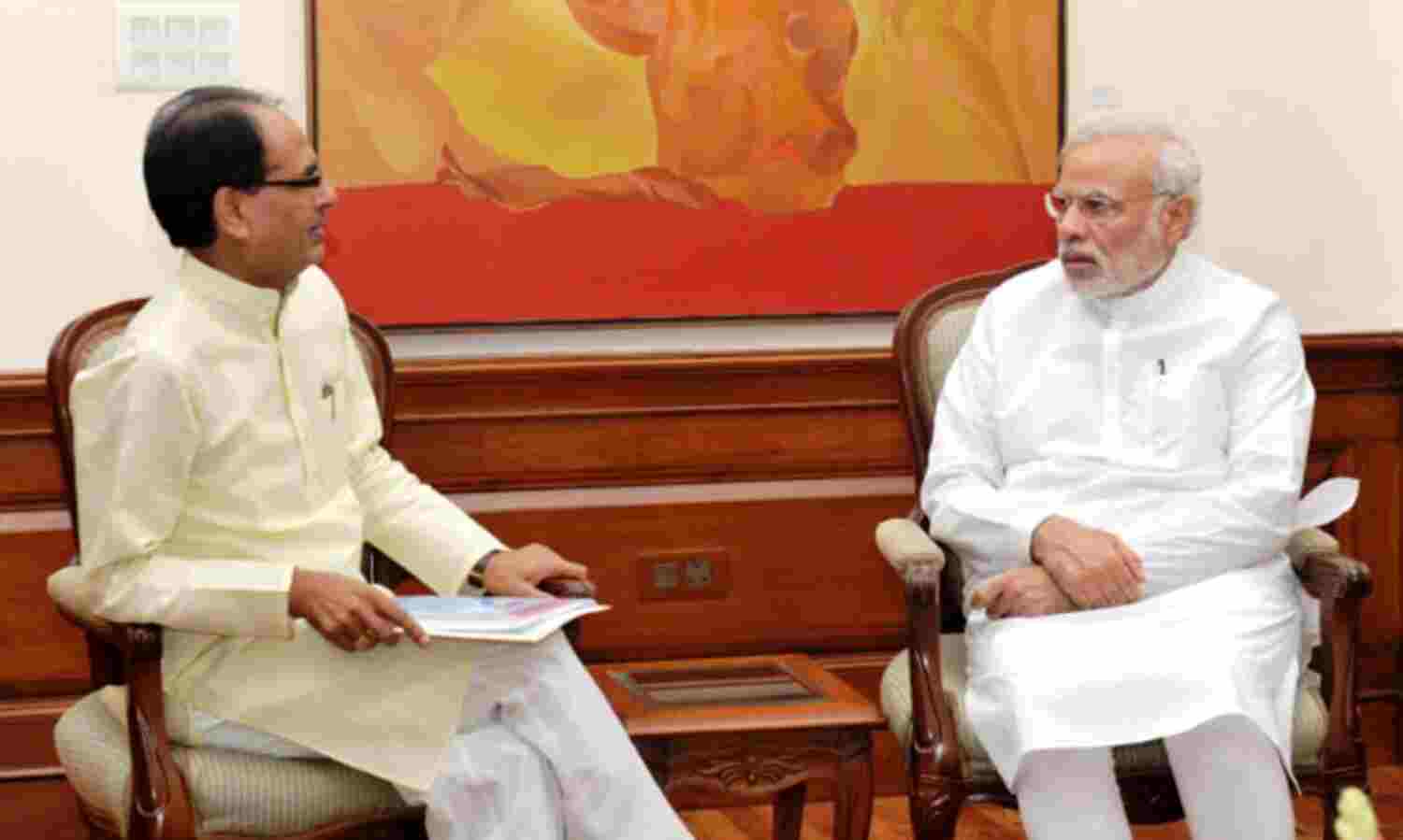 उपचुनाव के बाद पहली बार ही सीएम शिवराज की पीएम मोदी से मुलाकात