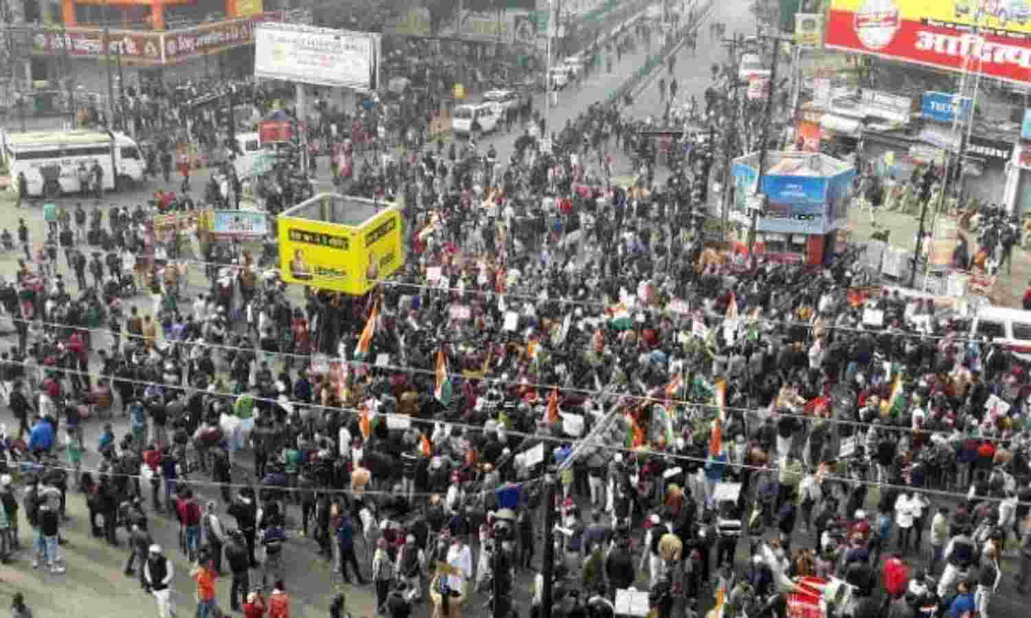 पटना : कृषि कानूनों की वापसी की मांग को लेकर सड़क पर उतरे वाम दल, राजद