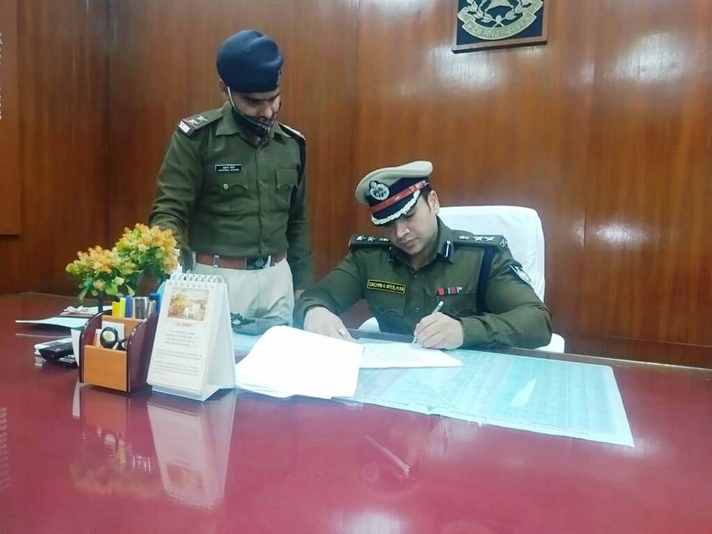 आईपीएस सचिन अतुलकर ने लिया डीआईजी ग्वालियर रेंज का चार्ज