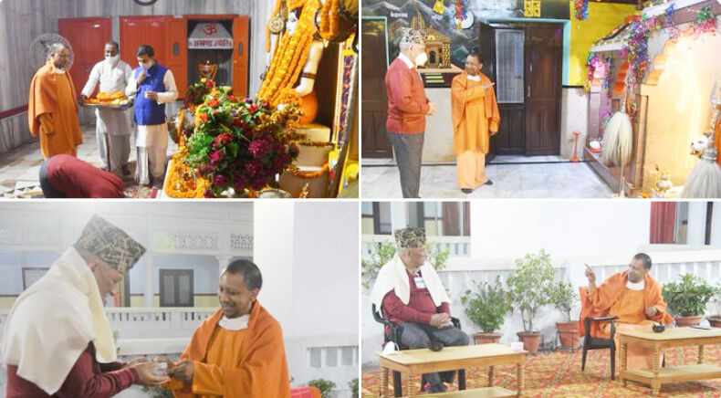 तीनों सेनाओं के प्रमुख बिपिन रावत ने किए गुरु गोरखनाथ के दर्शन