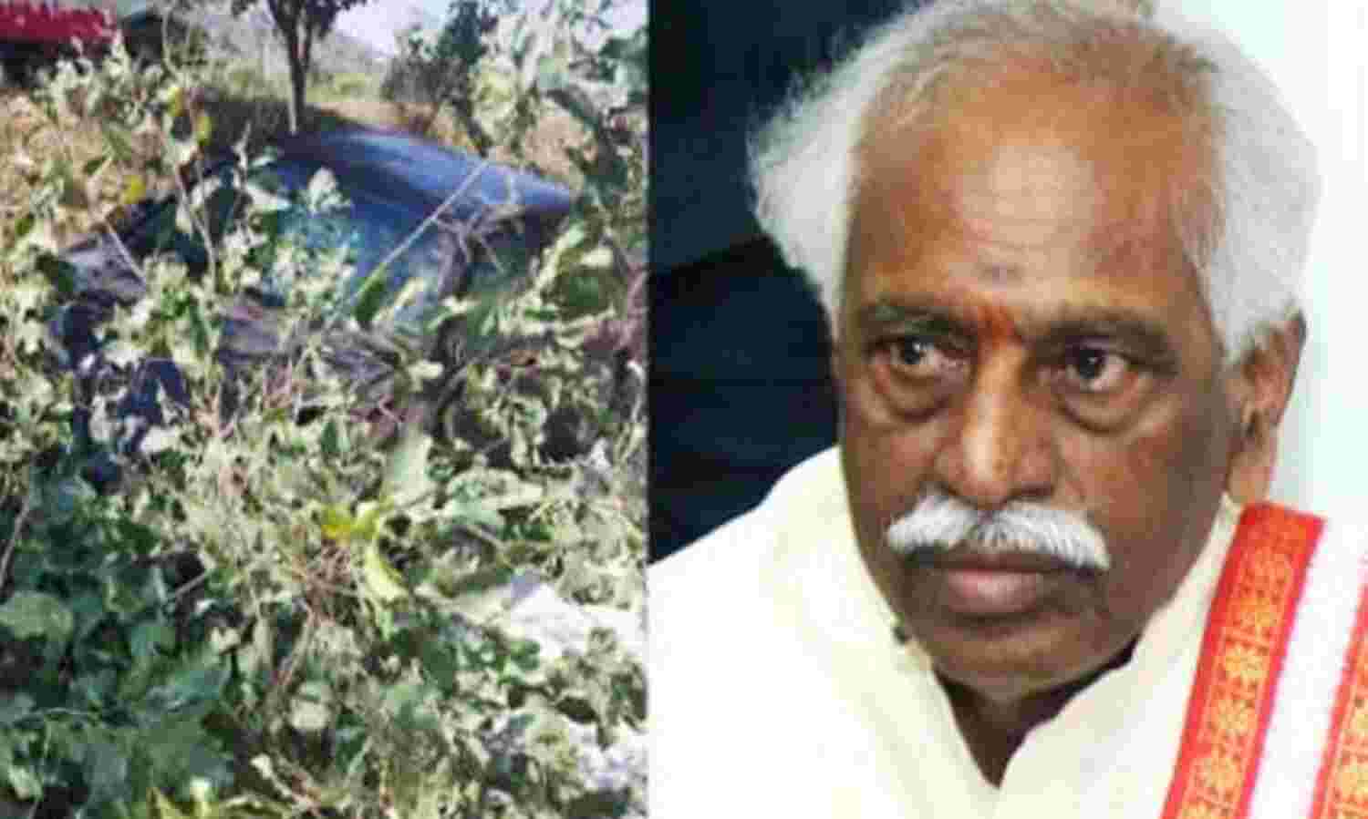 हिमाचल के राज्यपाल बंडारू दत्तात्रेय की कार हुई दुर्घटनाग्रस्त, बाल-बल बचे