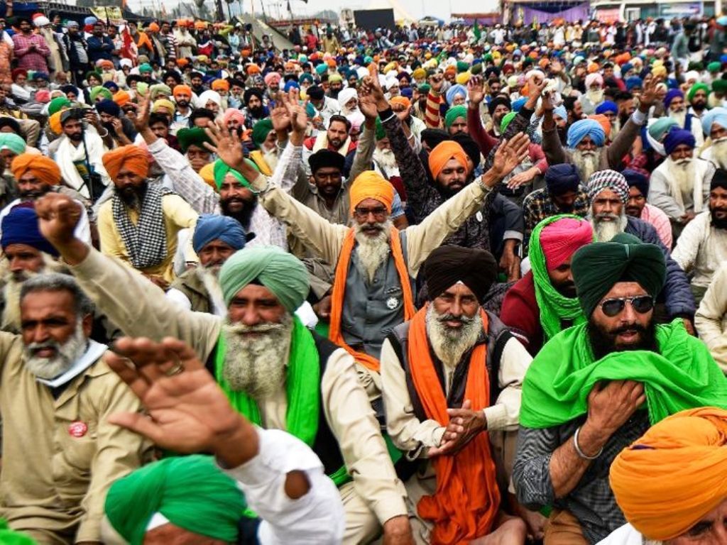 किसानों ने शुरू की भूख हड़ताल, राजस्थान -हरियाणा बॉर्डर पर धरना जारी