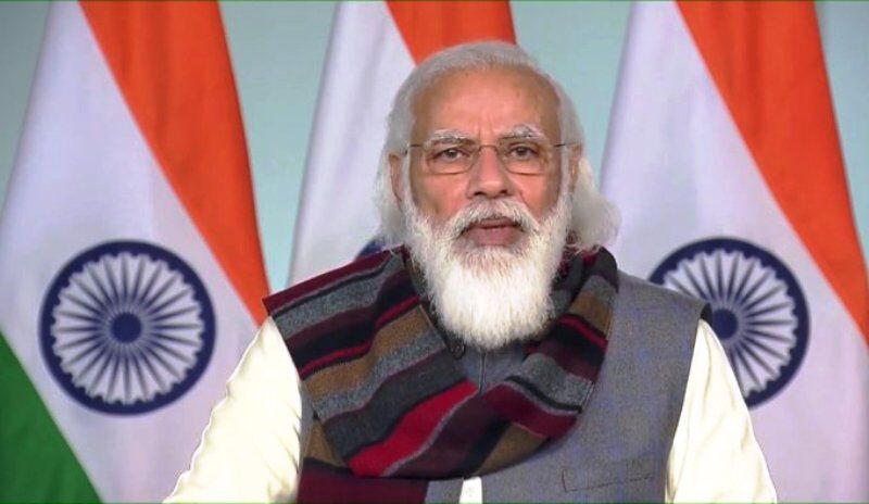 कांग्रेस ने 8 साल स्वामीनाथन रिपोर्ट को दबाये रखा, यह पहले ही लागू होना थी : पीएम कांग्रेस ने 8 साल स्वामीनाथन रिपोर्ट को दबाये रखा, यह पहले ही लागू होना थी : पीएम