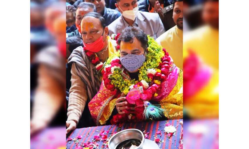 ब्रज का चहुंमुखी विकास कराना ही योगी सरकार की मंशा : मंत्री श्रीकांत शर्मा