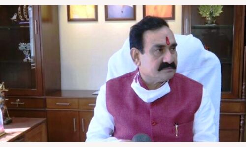 गृहमंत्री मिश्रा का तंज : कहा- कांग्रेस बताएं किसानों की उन्नति के लिए क्या किया?