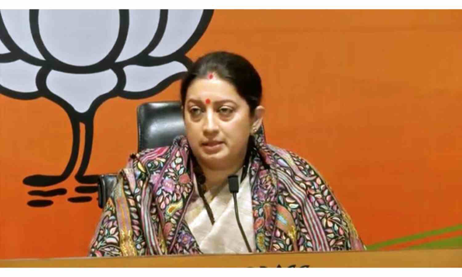 2020 में संपन्न हुए चुनावों में भाजपा को मिली जीत, जनता ने जताया विश्वास : स्मृति ईरानी