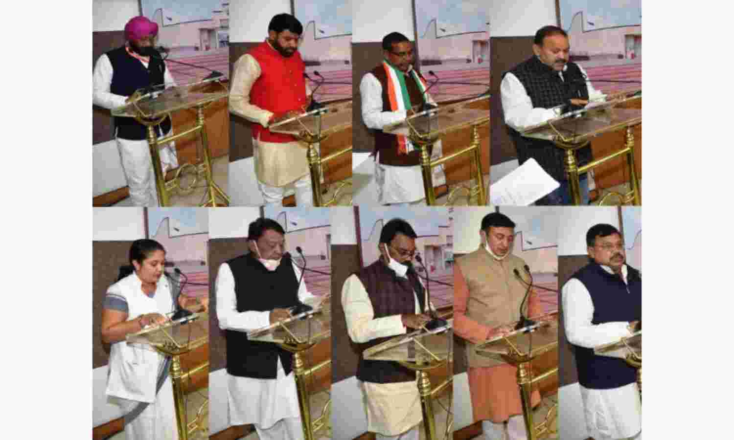 उपचुनाव में निर्वाचित विधायकों को प्रोटेम स्पीकर ने दिलाई शपथ