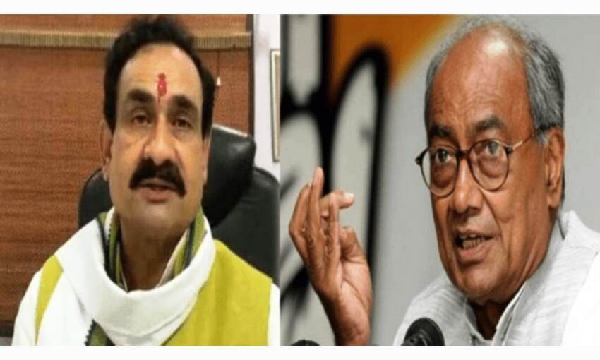 दिग्विजय सिंह ने भाजपा पर लगाएं गंभीर आरोप, गृहमंत्री मिश्रा ने दिया जवाब