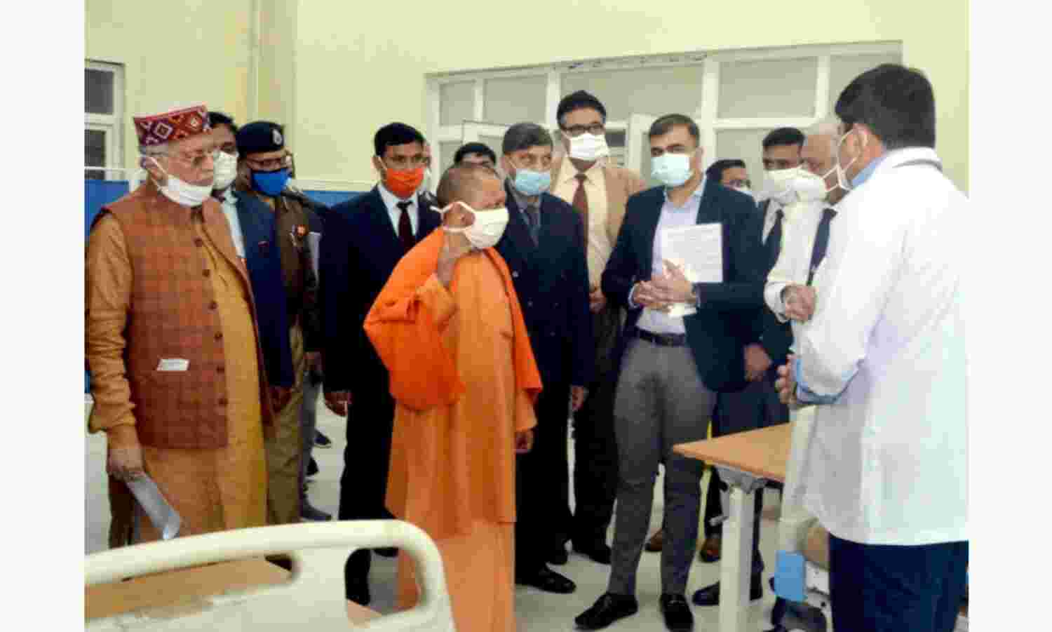 प्रदेश में चलाया गया कोरोना का ड्राई रन, मुख्यमंत्री आदित्यनाथ ने किया निरीक्षण