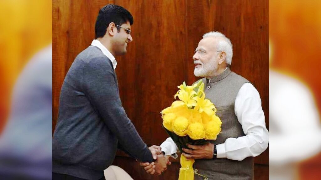 हरियाणा के उपमुख्यमंत्री दुष्यंत चौटाला आज प्रधानमंत्री मोदी से मुलाकात करेंगे