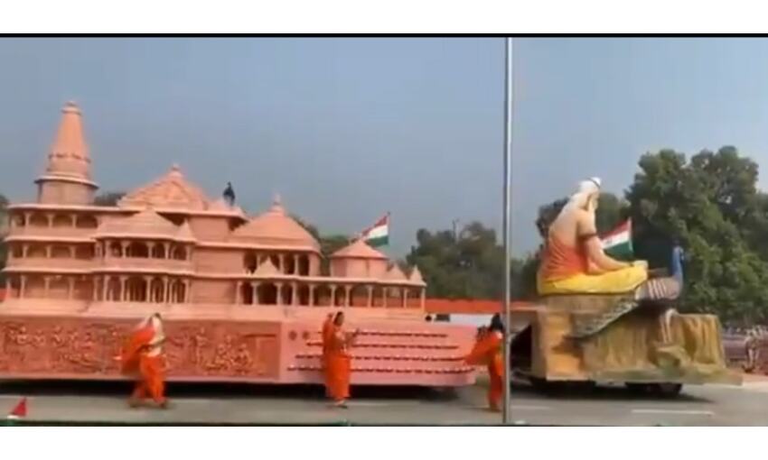 राजपथ पर दिखी राममंदिर की झलक, आसमान में राफेल ने दिखाई ताकत,