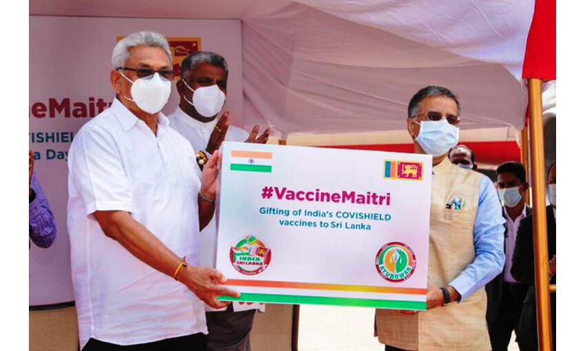 श्रीलंका के राष्ट्रपति ने कोरोना टीके के डोज देने के लिए पीएम मोदी को दिया धन्यवाद