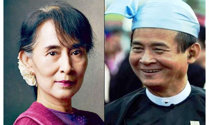 म्यांमार में तख्ता पलट, राष्ट्रपति यू विन और नेता आंग सांग सु की गिरफ्तार