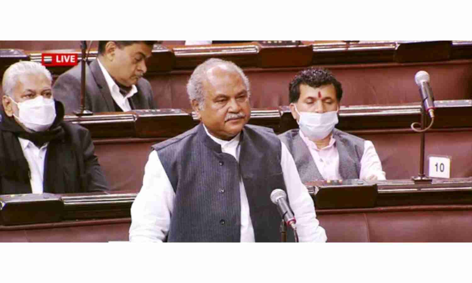 खेती पानी से होती है लेकिन खून से खेती कांग्रेस करती है : कृषि मंत्री तोमर