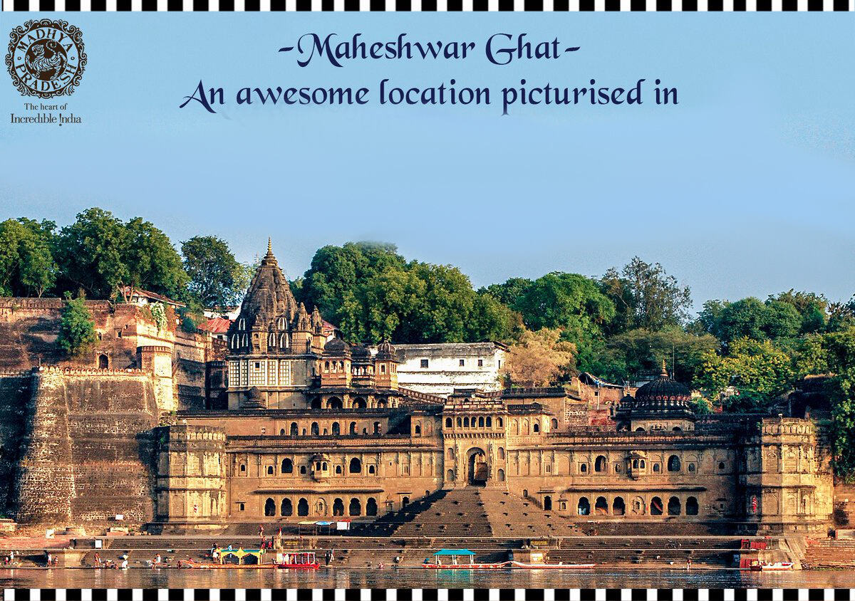 फिल्मी दुनिया को भा रहा है महेश्वर घाट