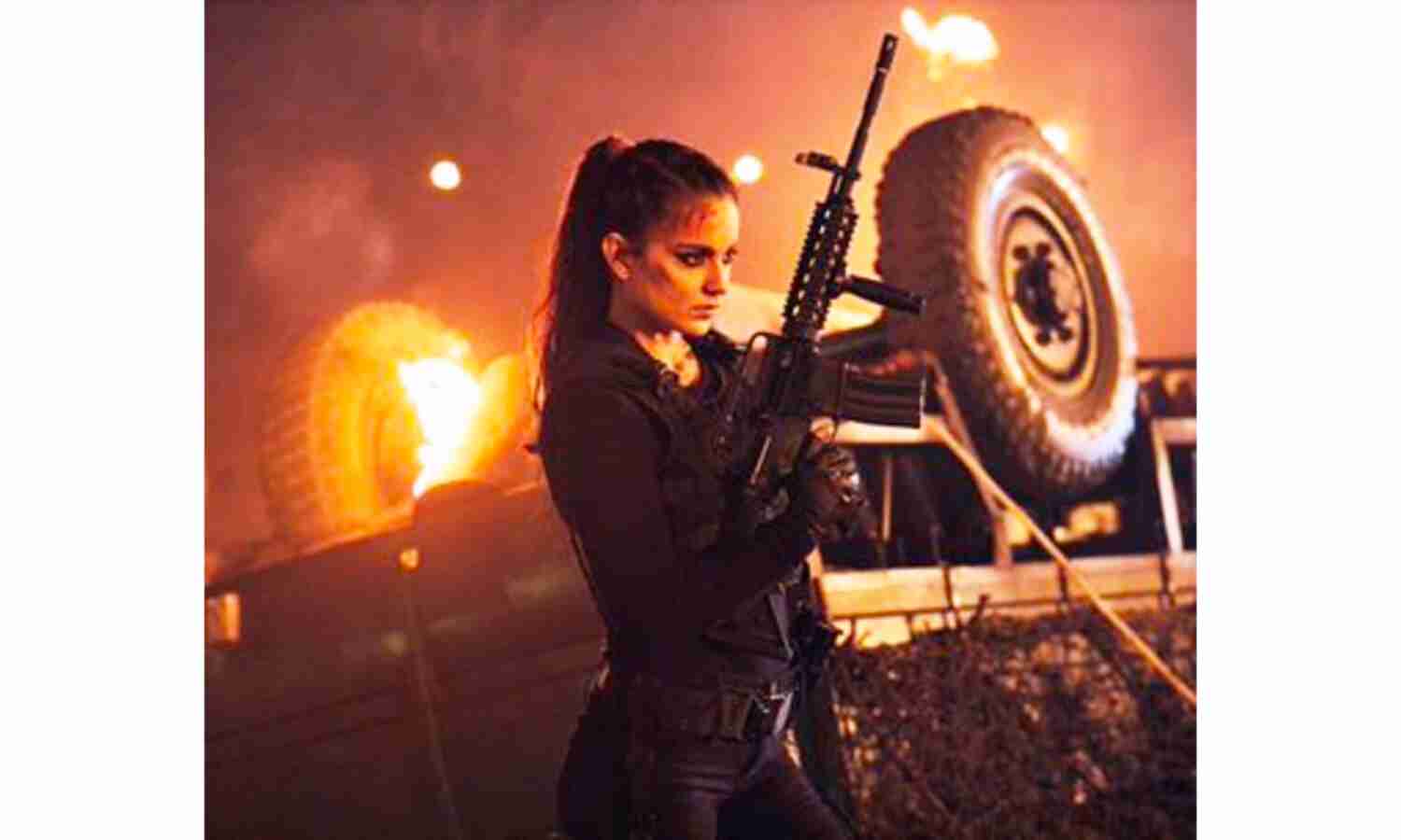 फिल्म धाकड़ से सामने आया कंगना का नया लुक