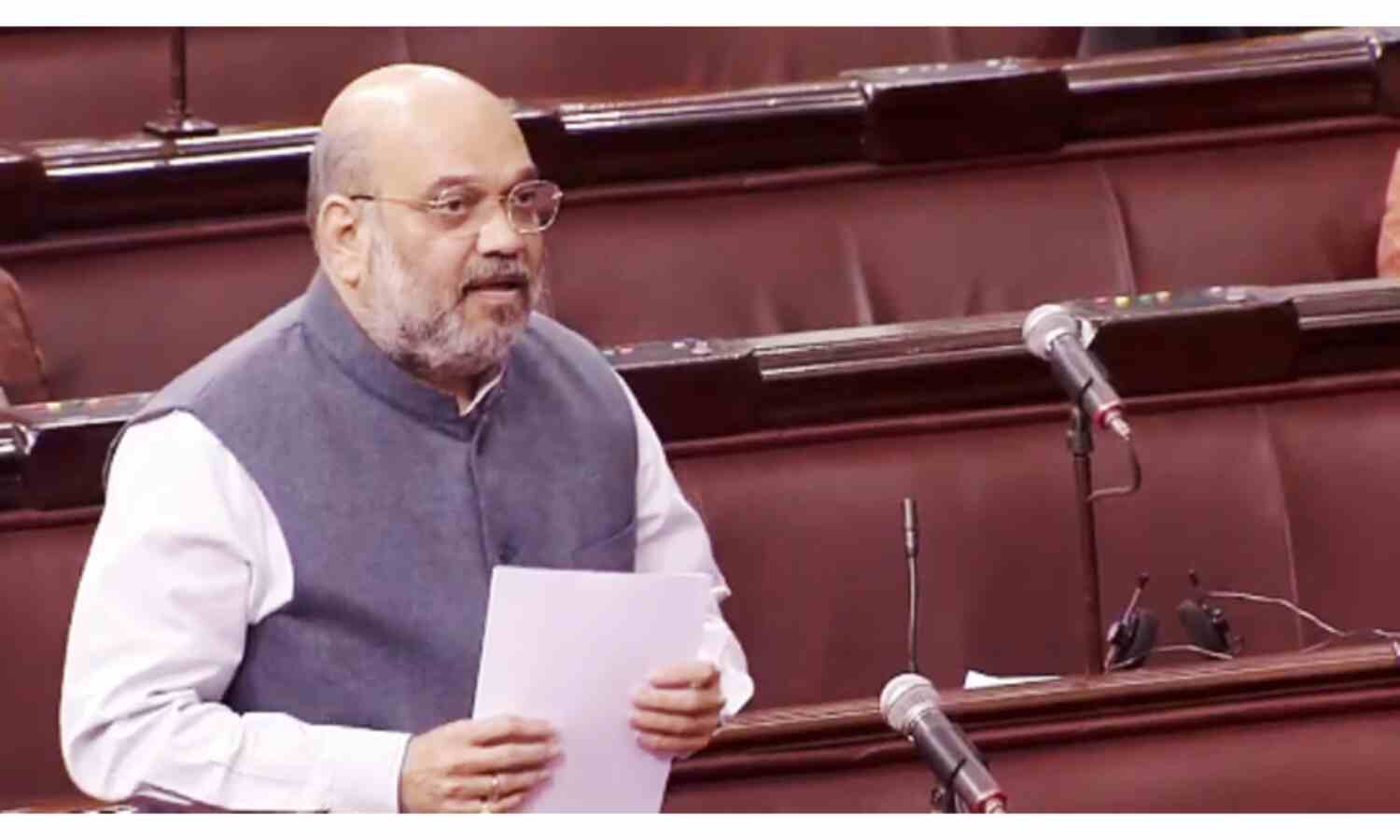 मैं नहीं नेहरू और राजीव गांधी बैठे थे गुरुदेव की कुर्सी पर : अमित शाह