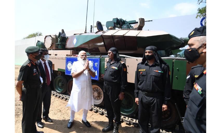 चैन्नई DRDO में निर्मित पहला स्वदेशी अर्जुन मार्क-1ए टैंक सेना को समर्पित