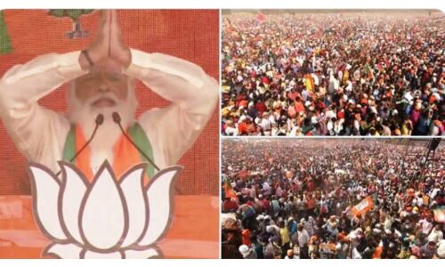 इस मैदान पर मौजूद जनसभा की भीड़ बताती है कि बंगाल से दीदी की विदाई तय है : प्रधानमंत्री