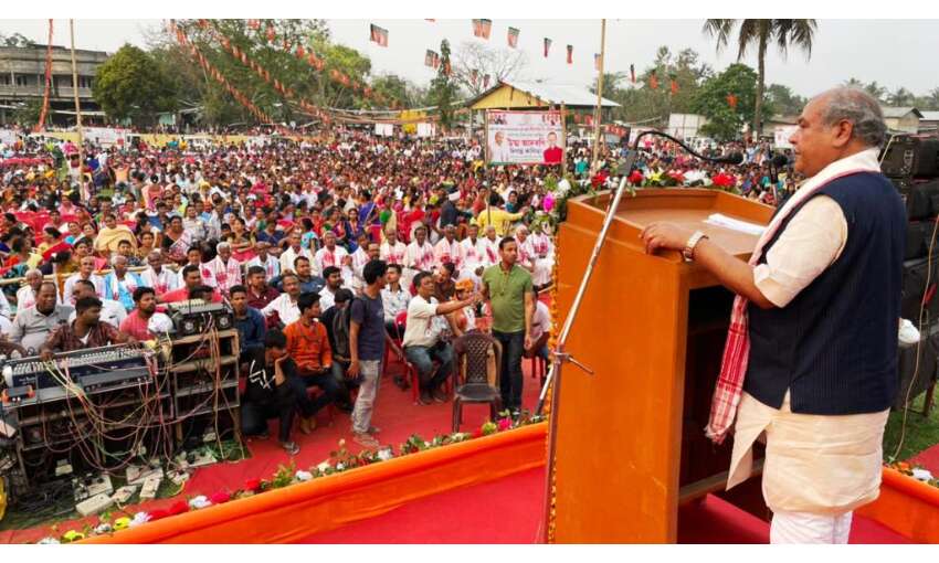 कांग्रेस ने पूर्वोत्तर क्षेत्र के विकास की कभी चिंता नहीं की - केंद्रीय मंत्री तोमर