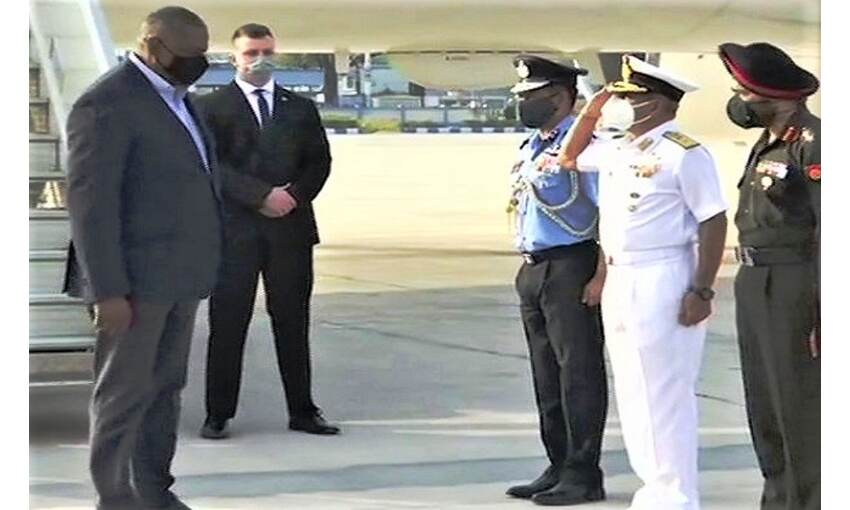 अमेरिकी रक्षा मंत्री लॉयड ऑस्टिन भारत पहुंचे, कल राजनाथ सिंह से करेंगे चर्चा