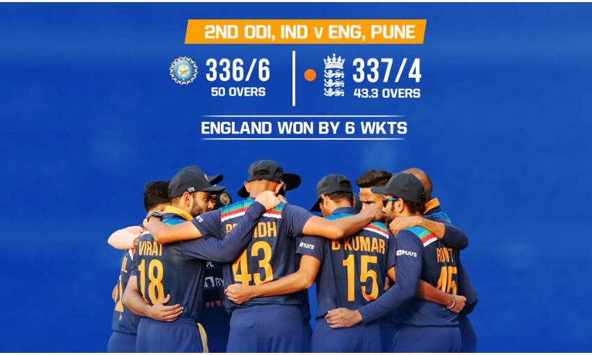 इंग्लैंड ने भारत को 6 विकेट से हराया, सीरीज 1-1 से बराबर