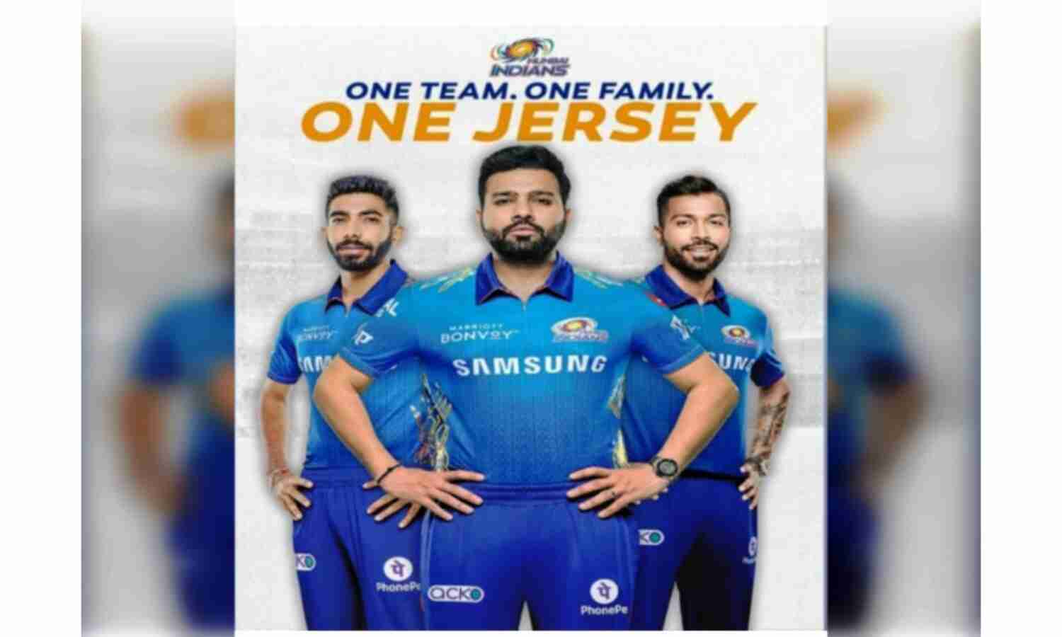 मुंबई इंडियंस की अगले संस्करण के लिए नई जर्सी का अनावरण