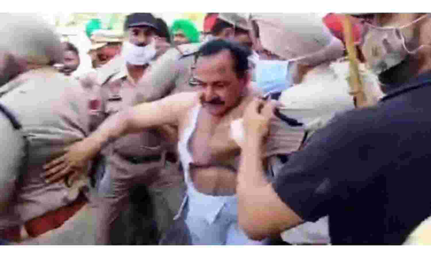 पंजाब में सामने आया किसानों का वीभत्स रूप, भाजपा विधायक को निर्वस्त्र कर मारा