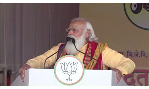 कांग्रेस ने असम को हिंसा का दौर दिया, एनडीए ने समृद्धि और शांति : प्रधानमंत्री