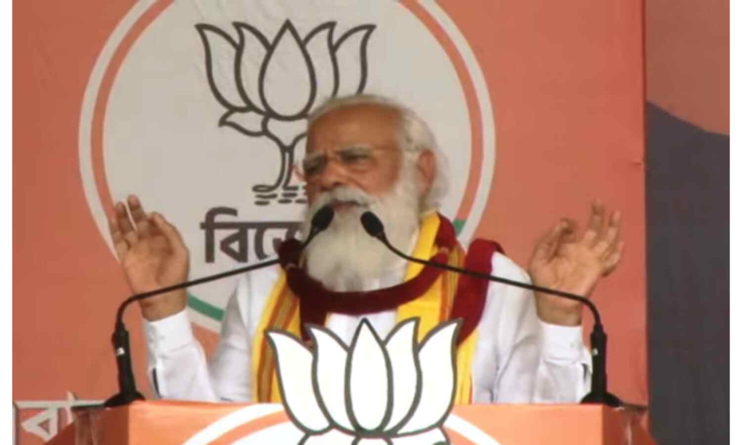 जनता के आशीर्वाद से बंगाल में तृणमूल कांग्रेस कहीं नहीं बची  : प्रधानमंत्री