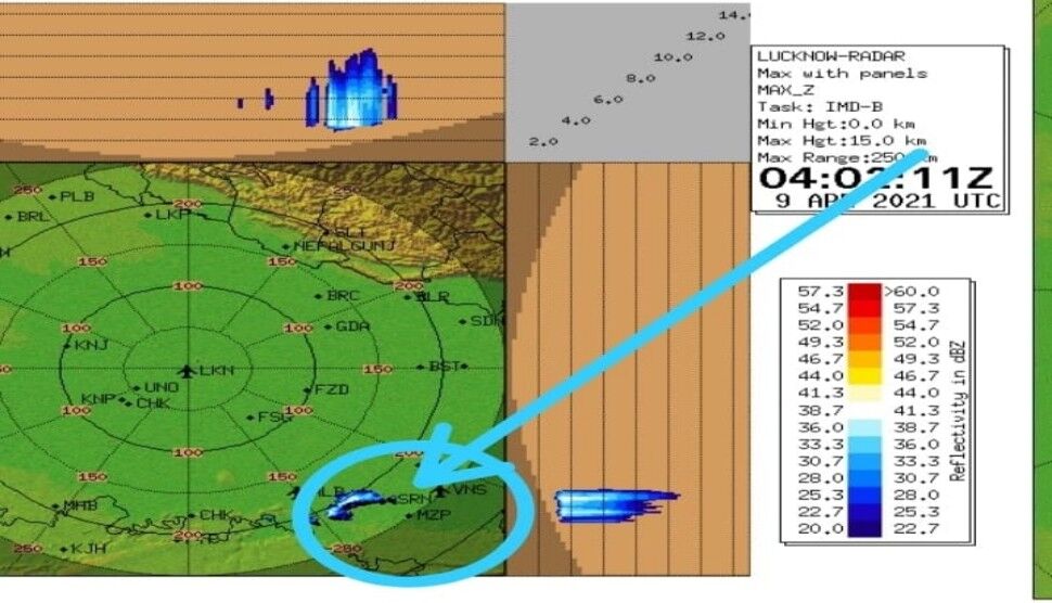 भदोही : बंगाल की खाड़ी से उठा चक्रवातीय दबाव बिहार की तरफ बढ़ा भदोही : बंगाल की खाड़ी से उठा चक्रवातीय दबाव बिहार की तरफ बढ़ा